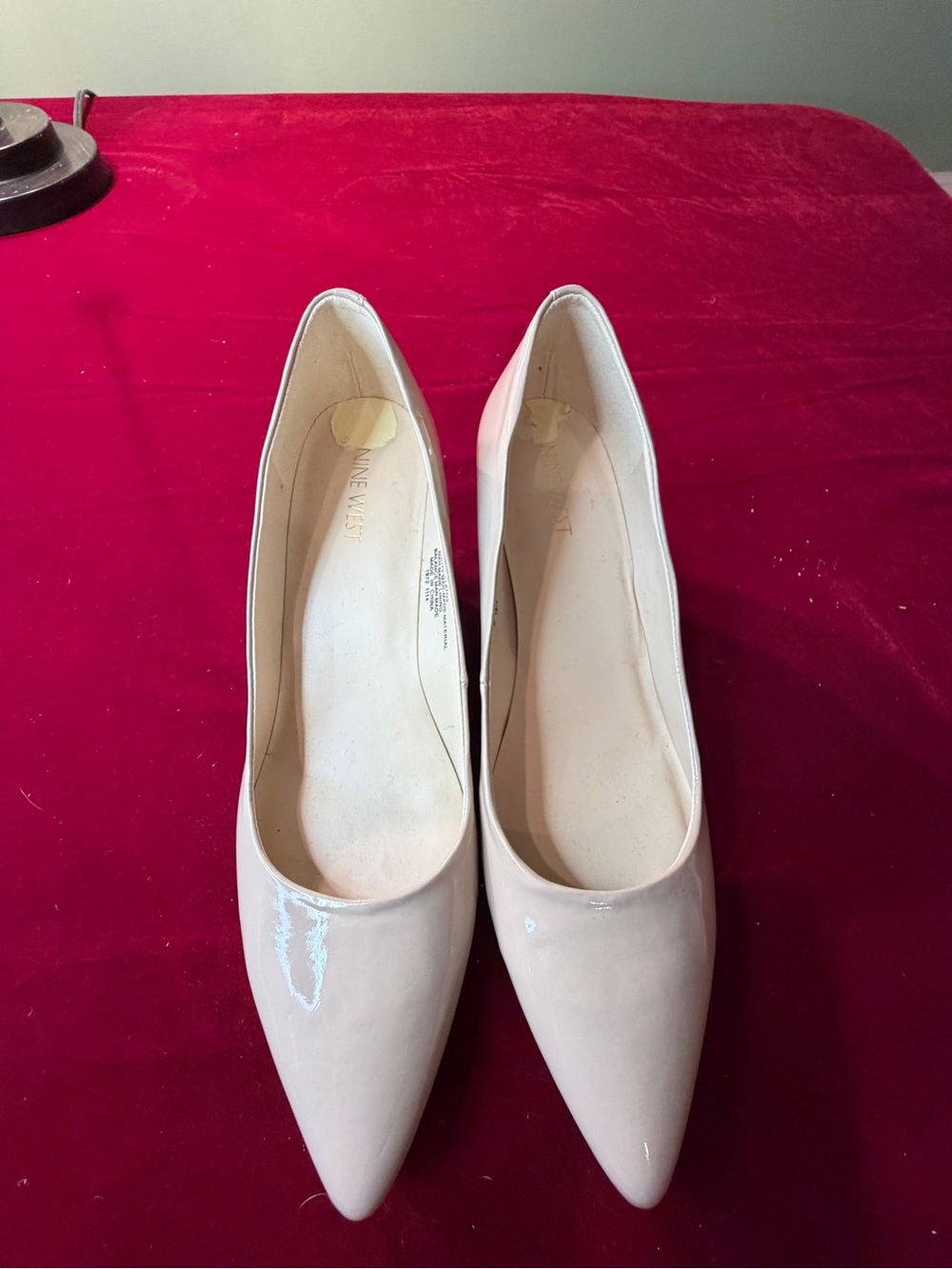 Nine West Blush Patent Pointed-Toe Pumps
